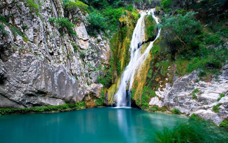 Nidri Waterfalls Lefkada Greece